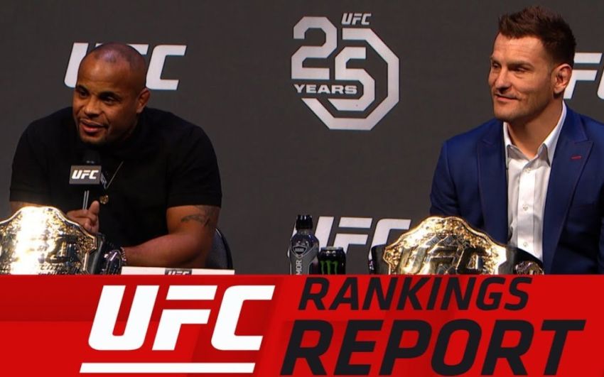 Рейтинг бойцов UFC февраль 2018