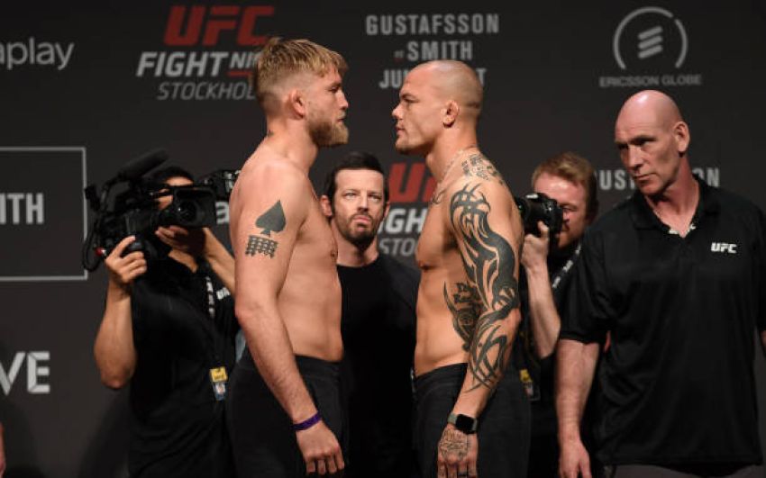 Видео боя Александр Густафссон - Энтони Смит UFC Fight Night 153