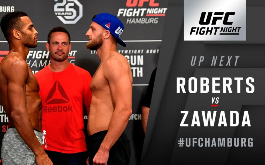 Видео боя Дэнни Робертс - Дэвид Завада UFC Fight Night 134