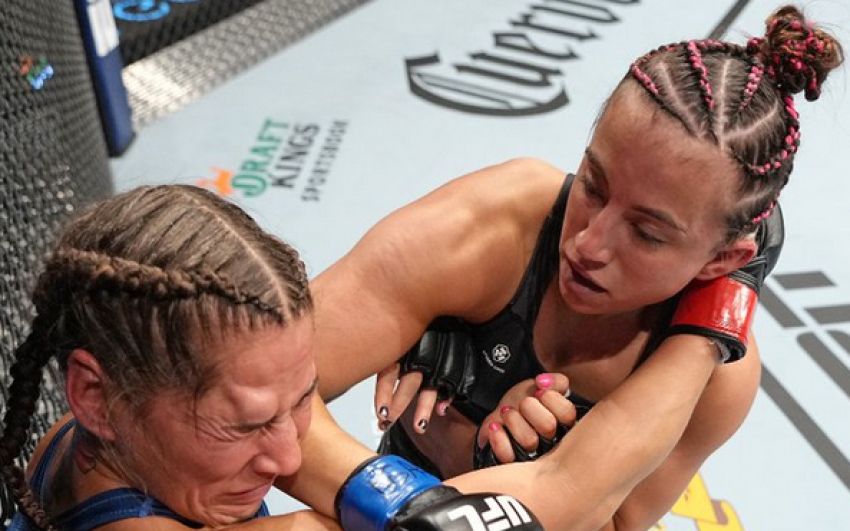 Видео боя Мэйси Барбер – Джессика Ай UFC 276