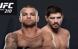 Видео боя Тиаго Алвес - Патрик Коте UFC 210