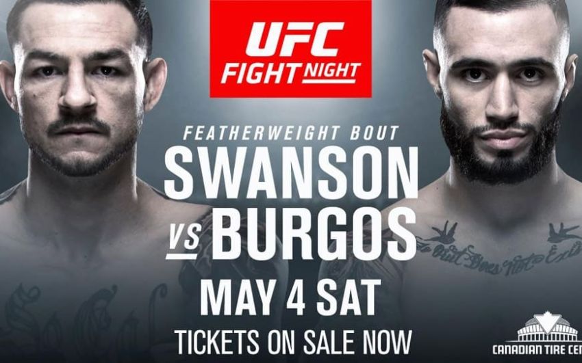 Видео боя Каб Свонсон - Шейн Бургос UFC Fight Night 151