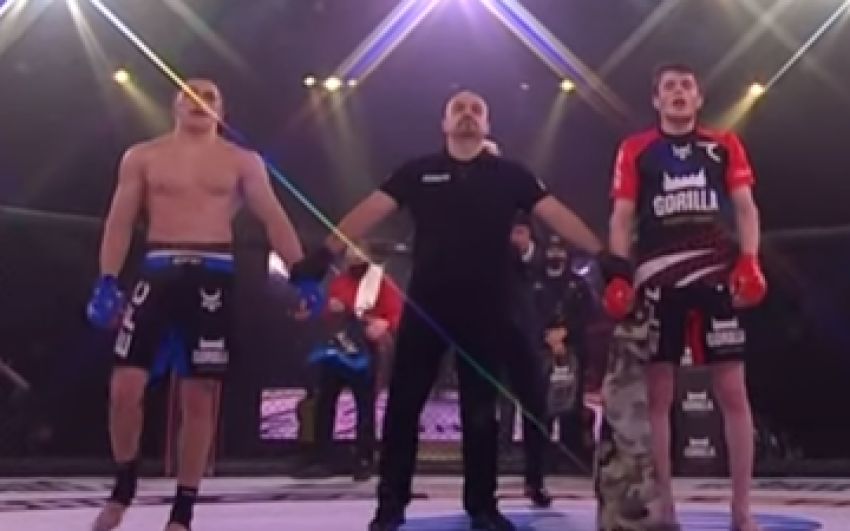 Видео боя Магомед Курбанов - Богдан Плутахин EFC 31