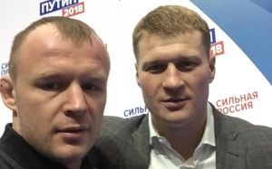 Александр Поветкин: "Шлеменко - хороший спортсмен. Я считаю, что он красавец, молодец"