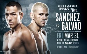Видео боя Эммануэль Санчес - Маркос Гальвао Bellator 175