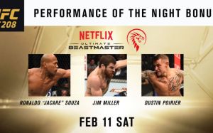 Бонусы UFC 208