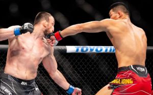 Муслим Салихов досрочно проиграл Джинглиангу на UFC on ABC 3