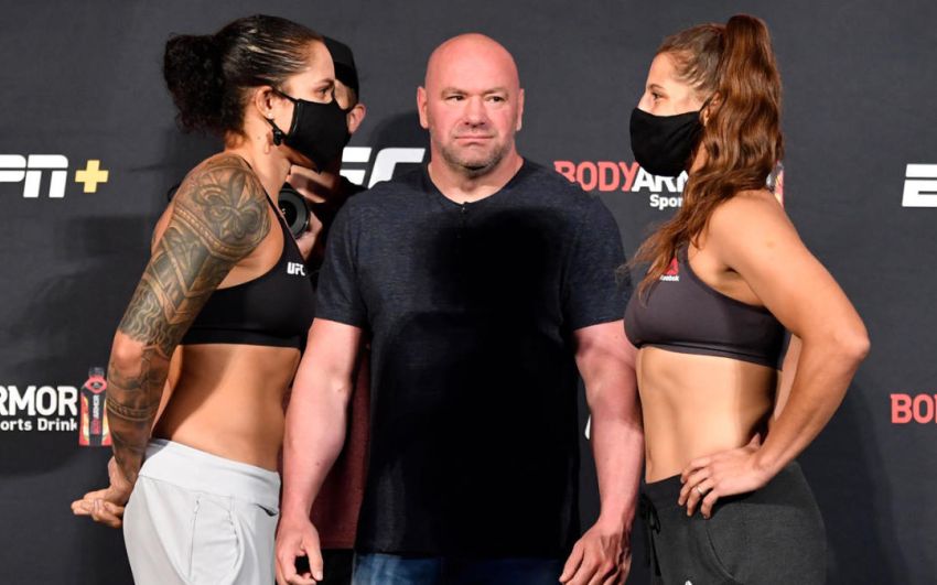 Церемония взвешивания и битвы взглядов перед UFC 250: Аманда Нуньес - Фелисия Спенсер