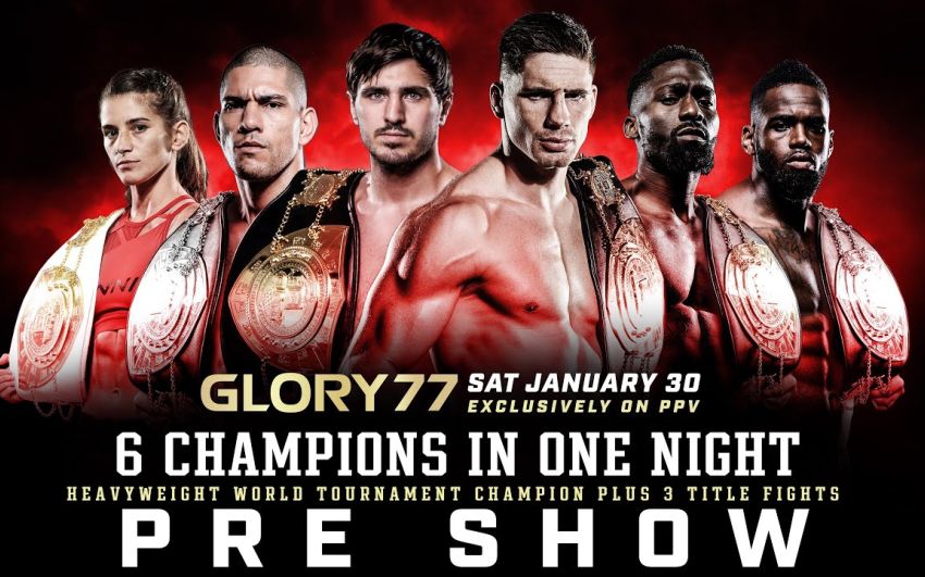 Прямая трансляция Glory 77: Артем Вахитов – Алекс Перейра