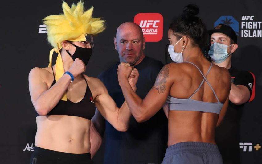 Видео боя Вивиан Араужу - Роксанн Модаффери UFC on ESPN 20