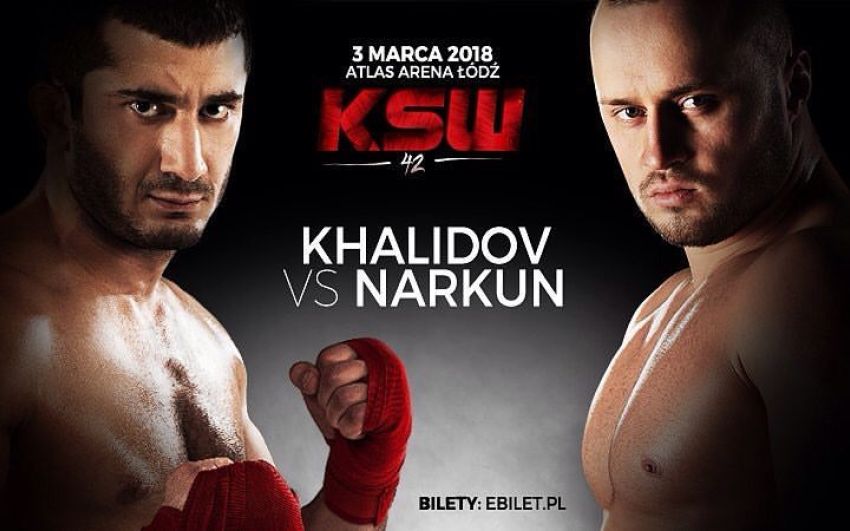 Прямая трансляция KSW 42 Мамед Халидов - Томаш Наркун