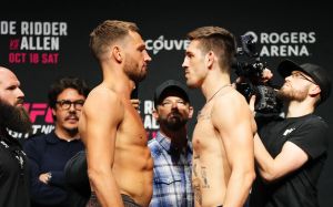Результаты взвешивания турнира UFC Fight Night 262