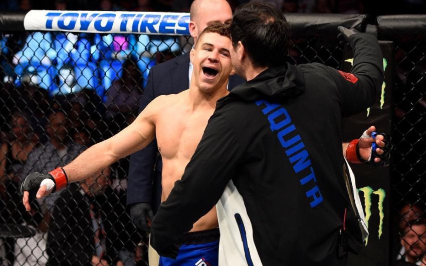 Видео боя Эл Яквинта - Диего Санчез UFC Fight Night 108