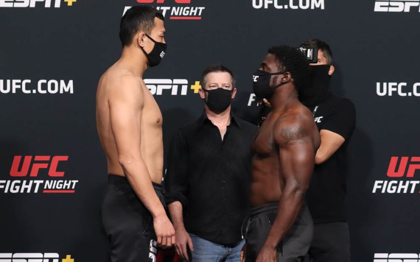 Видео боя Уилльям Найт - Чон Да Ун UFC on ABC 2