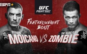 Файткард турнира UFC Fight Night 154: Ренато Мойкано - "Корейский Зомби"