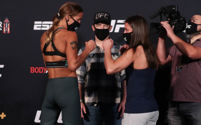 Видео боя Мария Агапова - Ханна Сайферс UFC on ESPN 10