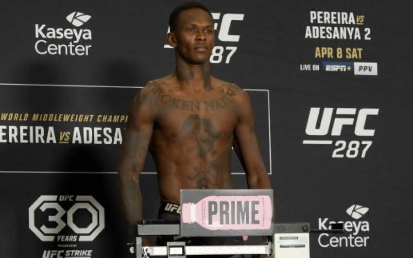 Взвешивание UFC 287: Перейра тяжелее Адесаньи, один боец не сделал вес
