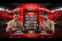 Видео боя Роман Ткаченко - Исхак Алиев Fight Nights Global 61