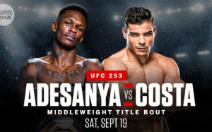 Ставки на UFC 253: Коэффициенты букмекеров на турнир Исраэль Адесанья - Пауло Коста, Доминик Рейес - Ян Блахович