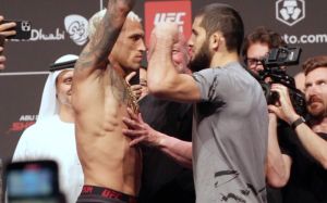 Видео боя Ислам Махачев - Чарльз Оливейра UFC 280
