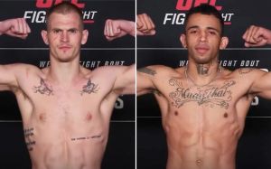 Результаты взвешивания UFC on ESPN 66