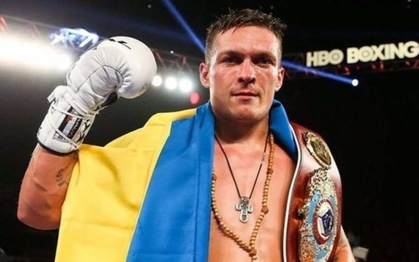 Александр Усик продемонстрировал невероятную скорость на пневматической груше