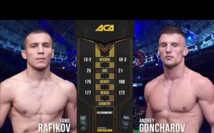 Видео боя Фаниль Рафиков - Андрей Гончаров на ACA 98 - Fight Day