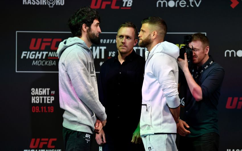Видео боя Забит Магомедшарипов - Келвин Каттар UFC Fight Night 163