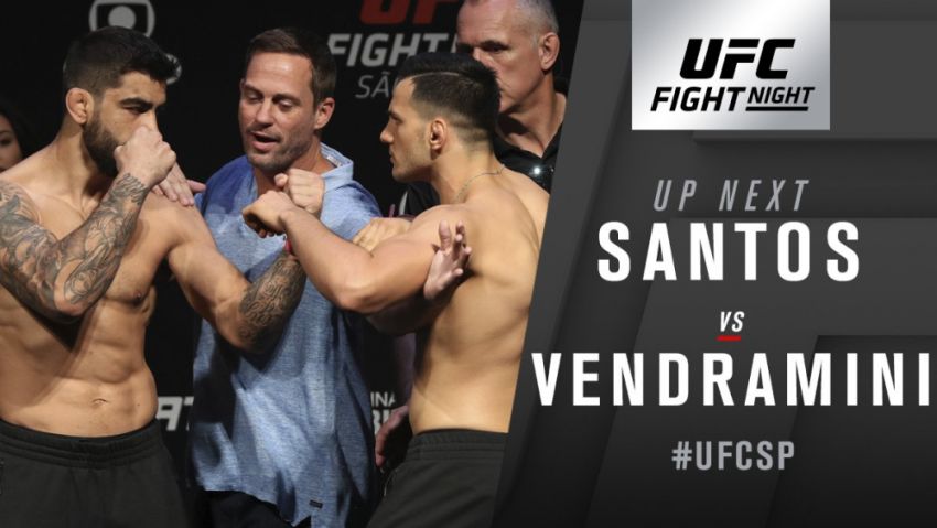 Видео боя Элизеу Залески Дос Сантос - Луиджи Вендрамини UFC Fight Night 137