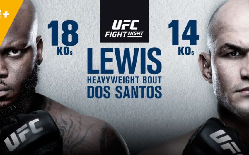 Прямая трансляция UFC Fight Night 146: Деррик Льюис - Джуниор Дос Сантос