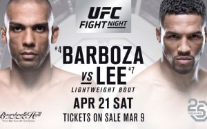 Кевин Ли и Эдсон Барбоза станут хедлайнерами турнира UFC Fight Night 128
