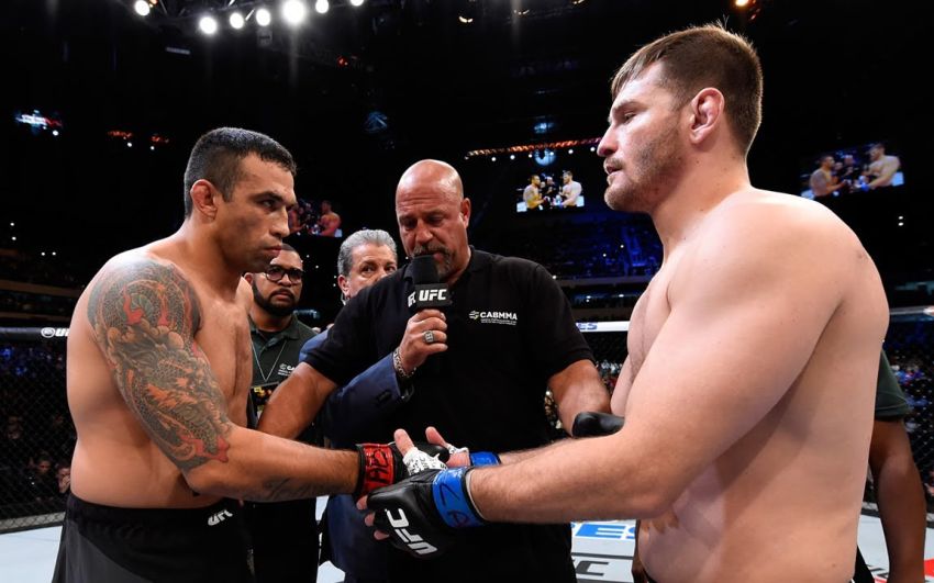 Видео боя Стипе Миочич – Фабрисио Вердум UFC 198