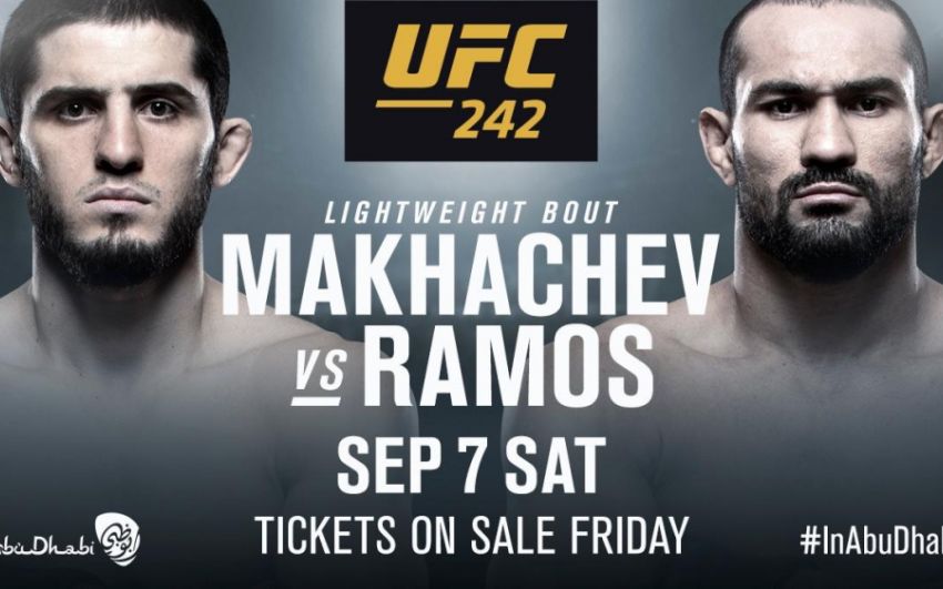 Поединок Ислама Махачева и Дэйви Рамоса официально утвержден на UFC 242