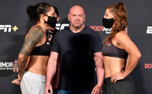 Церемония взвешивания и битвы взглядов перед UFC 250: Аманда Нуньес - Фелисия Спенсер