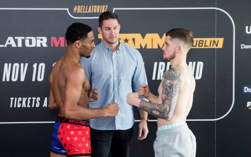 Битва взглядов участников шоу Bellator 187
