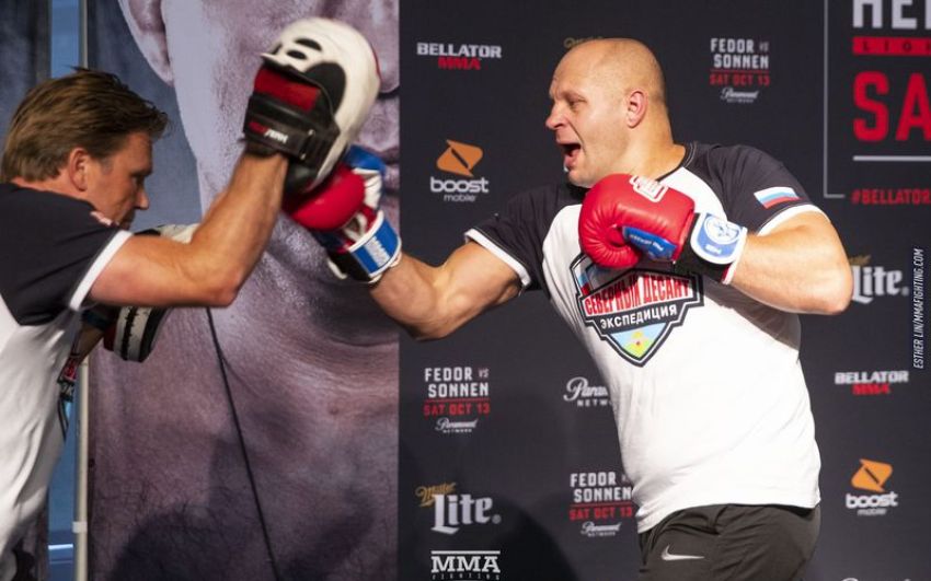 Фото и видео открытой тренировки перед Bellator 207, 208