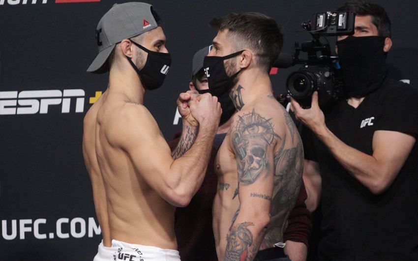 Видео боя Шарль Журден - Марсело Рохо UFC Fight Night 187