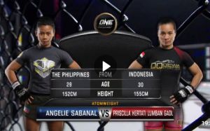 Видео боя Присцилла Гаол - Ангели Сабанал One Championship: Warrior's Dream
