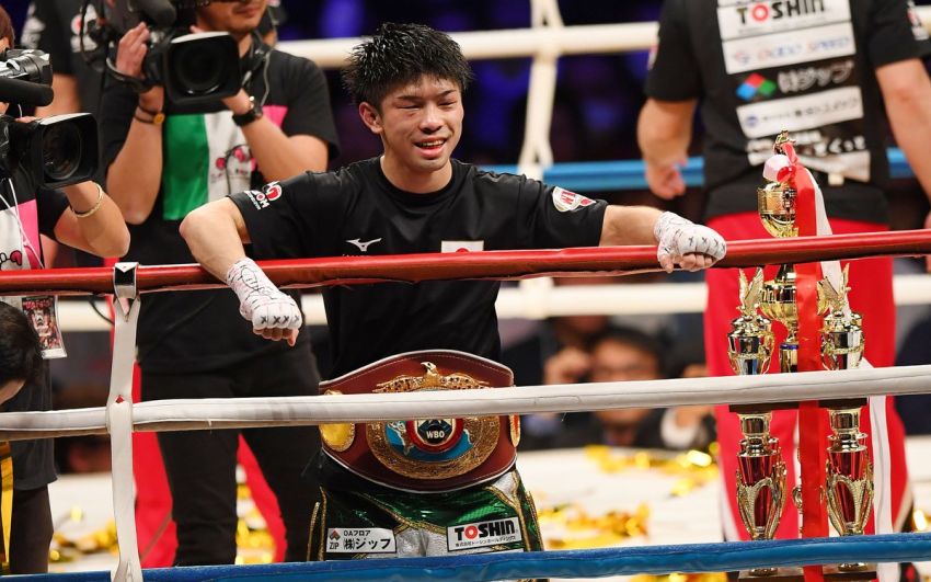 Косеи Танака оставил пояс WBO в наилегчайшем весе, чтобы подняться к Эстраде, Гонсалесу, Яфаю и Иоке