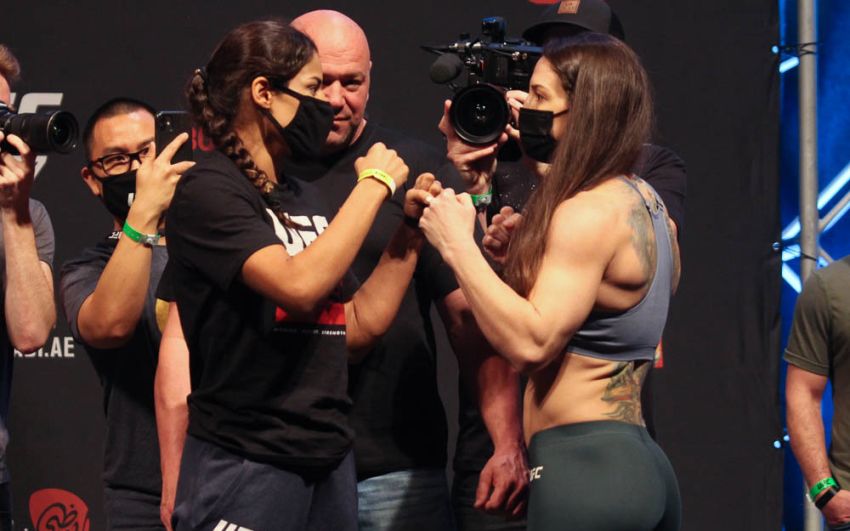 Видео боя Сара Макманн - Джулианна Пенья UFC 257