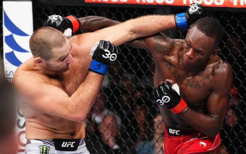 Видео боя Шон Стриклэнд – Исраэль Адесанья UFC 293