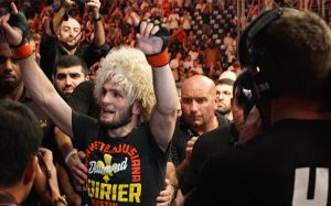 Хабиб Нурмагомедов обратился к болельщикам после победы на UFC 242