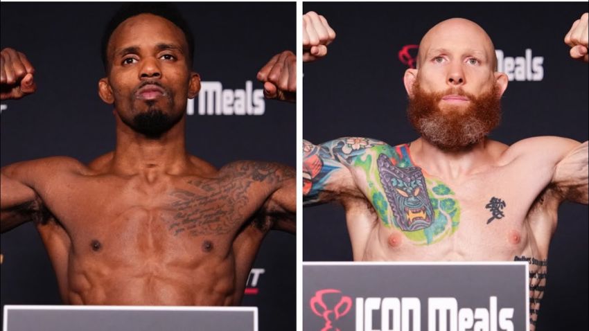 Результаты взвешивания UFC on ESPN 65