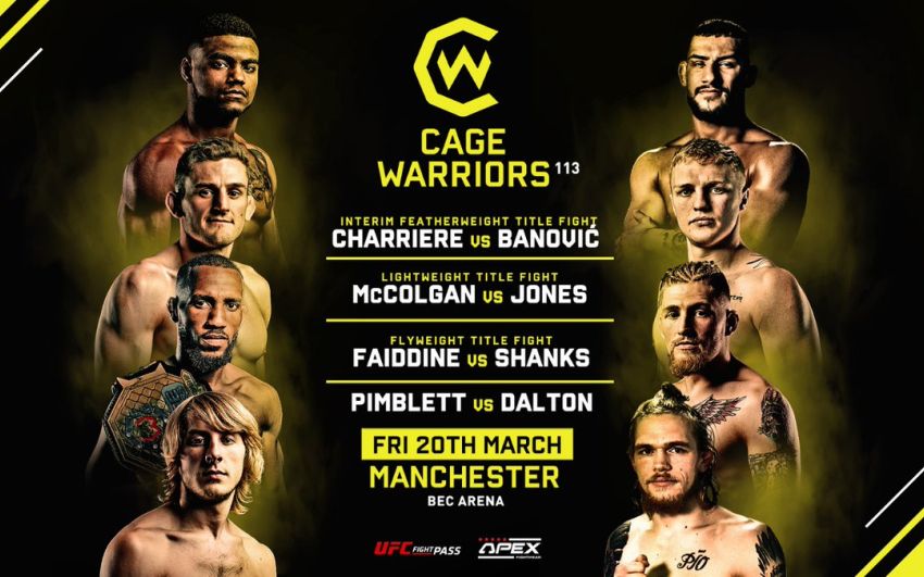 Прямая трансляция Cage Warriors 113: Даррен Стюард – Бартош Фабински