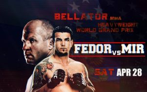 Face-off главных участников турнира Bellator 198: Емельяненко - Мир