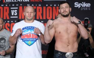 Взвешивание Федор Емельяненко - Мэтт Митрион Bellator 180