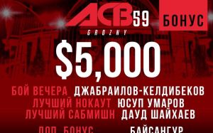 Бонусы ACB 59