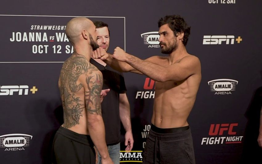Битвы взглядов участников турнира UFC Fight Night 161: Йоанна Енджчейчик - Мишель Уотерсон