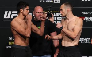 Видео боя Аалон Круз - Урос Медич UFC 259