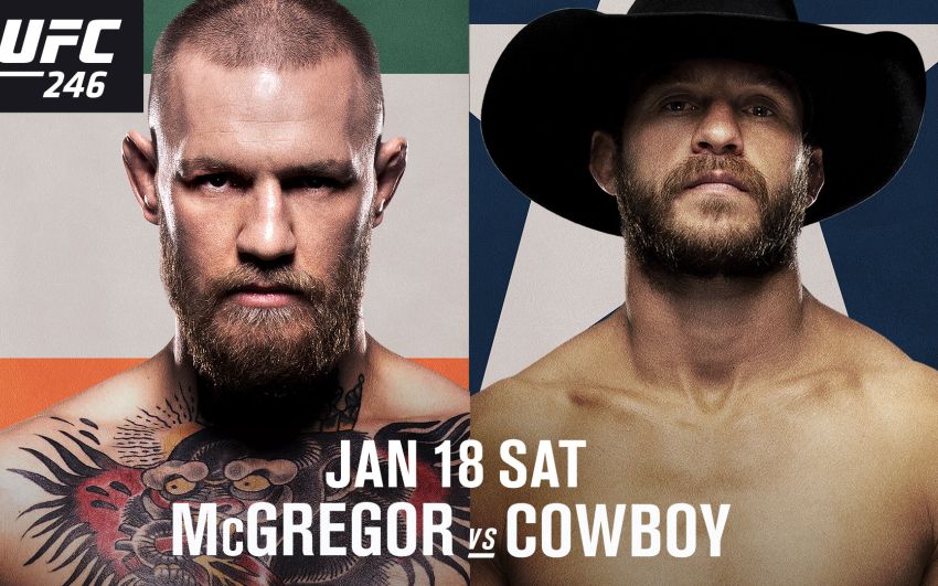 Прямая трансляция UFC 246: Конор МакГрегор - Дональд Серроне